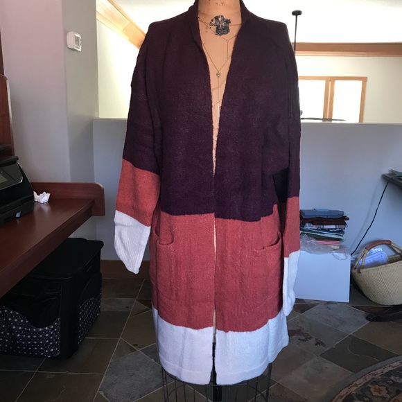 Vibrant Colorblock Cardigan - Picture 5 of 5